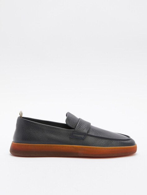 Мужские лоферы OFFICINE CREATIVE, Артикул HERBIE/001, темно-синий | 4474055. Ракурс 1