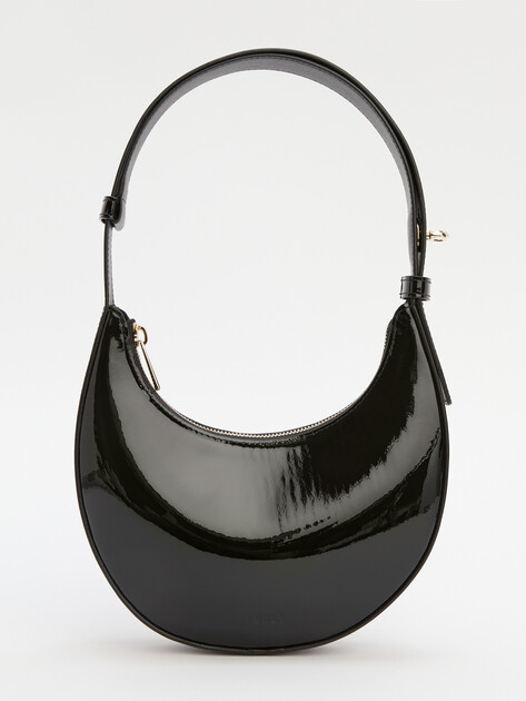 Женская сумка  FURLA, Артикул FURLA DELIZIA MINI SHOULDER BAG, черный | 4478586. Ракурс 1