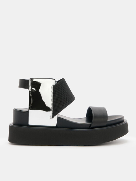 Женские сандалии UNITED NUDE Rico Sandal, Артикул RICO SANDAL, серебряный | 4478902. Ракурс 1