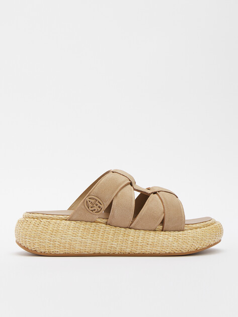 Женские шлепанцы ASH VOX, Артикул VOX, пыльно-бежевый | 4491371. Ракурс 1