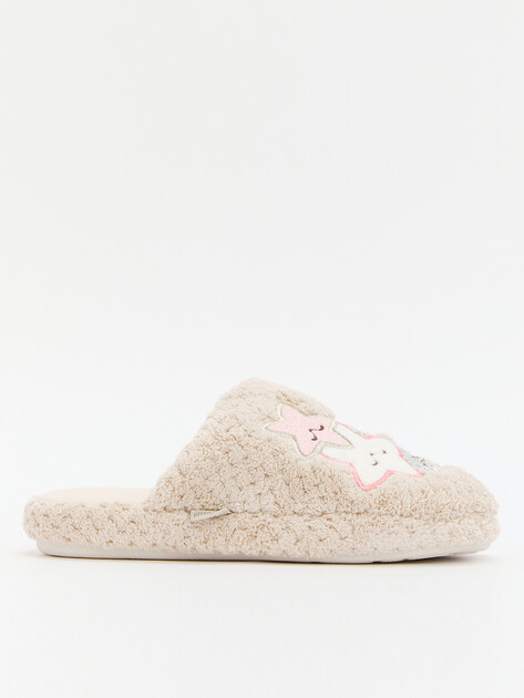 Детская домашняя обувь КОТОФЕЙ, Артикул 531317-12, светло-бежевый | 4499535. Ракурс 1