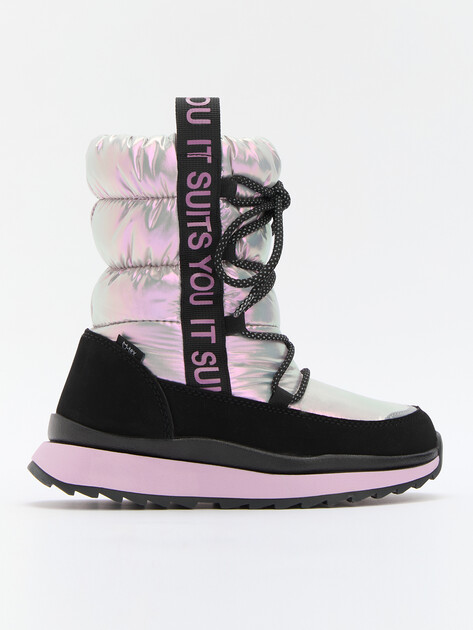 Детские дутики КОТОФЕЙ, Артикул 664992-41, светло-фиолетовый | 4500047. Ракурс 1