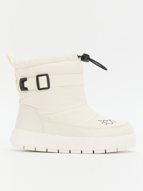 Детские дутики КОТОФЕЙ, Артикул 464095-41, молочно-белый | 4500485. Ракурс 1