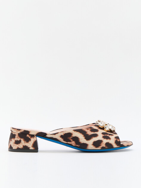 Мюли LORIBLU, Артикул S3D81B, леопардовый принт | 4505076. Ракурс 1