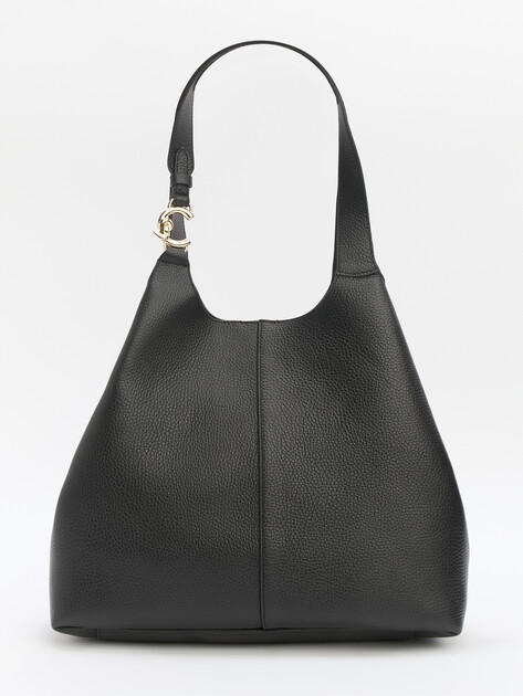 Женская сумка  COCCINELLE HANDBAG GRAINED LEATHER, Артикул E1 SHA 11 01 01, черный | 4519859. Ракурс 1