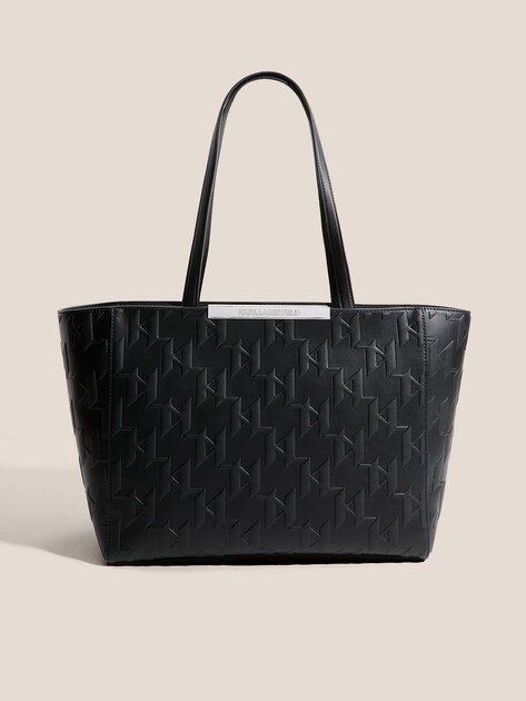 Женский тоут KARL LAGERFELD k/archive barre lg tote, Артикул A2W30025, черный | 4522509. Ракурс 1