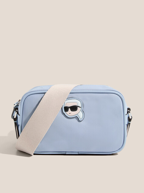 Кросс-боди KARL LAGERFELD ikon nylon camera bag, Артикул A1W30127, лавандовый | 4522677. Ракурс 1