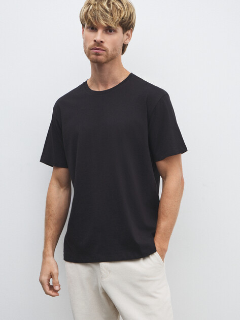 Мужская футболка MAISON DAVID, Артикул MLY24-113, черный | 4524041. Ракурс 1