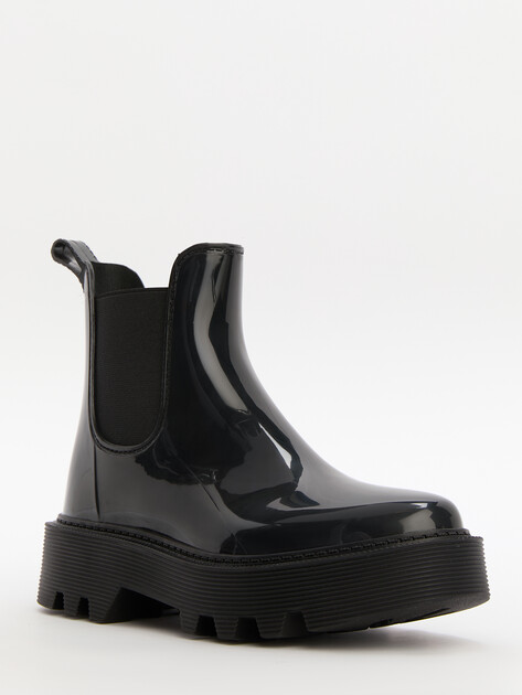 Женские резиновые ботинки TENDANCE, Артикул HC0629-1, черный | 4526133. Ракурс 1 Женские резиновые ботинки TENDANCE, Артикул HC0629-1, черный | 4526133. Ракурс 1