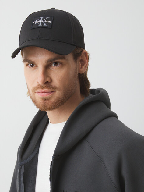 Мужская бейсболка CALVIN KLEIN JEANS MONO LOGO PATCH CAP WARM, Артикул K50K512453, черный | 4526411. Ракурс 1 Мужская бейсболка CALVIN KLEIN JEANS MONO LOGO PATCH CAP WARM, Артикул K50K512453, черный | 4526411. Ракурс 1