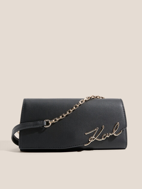Клатч KARL LAGERFELD k/signature cb wallet, Артикул A2W32033, черный | 4526780. Ракурс 1