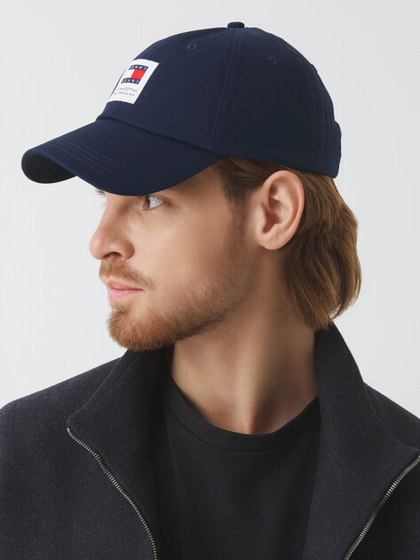 Мужская бейсболка TOMMY JEANS TJM HERITAGE STRUCTURED CAP, Артикул AM0AM12016, темно-синий | 4527387. Ракурс 1 Мужская бейсболка TOMMY JEANS TJM HERITAGE STRUCTURED CAP, Артикул AM0AM12016, темно-синий | 4527387. Ракурс 1