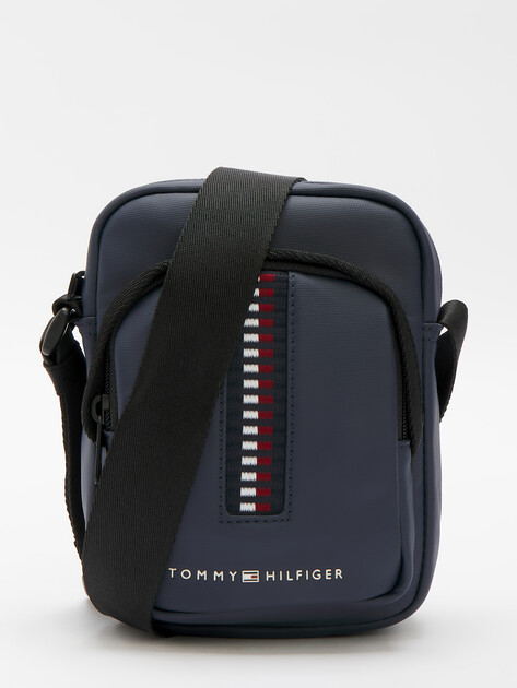 Мужская сумка  TOMMY HILFIGER TH CORP MINI REPORTER, Артикул AM0AM12727, темно-синий | 4528460. Ракурс 1