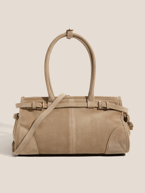 Женский тоут TENDANCE, Артикул MRH24-510NJ, зеленовато-бежевый | 4534129. Ракурс 1