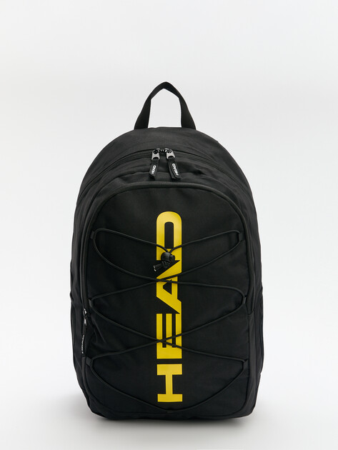 Рюкзак HEAD BACKPACK WITH ELASTICS, Артикул HBK048, черный | 4535896. Ракурс 1