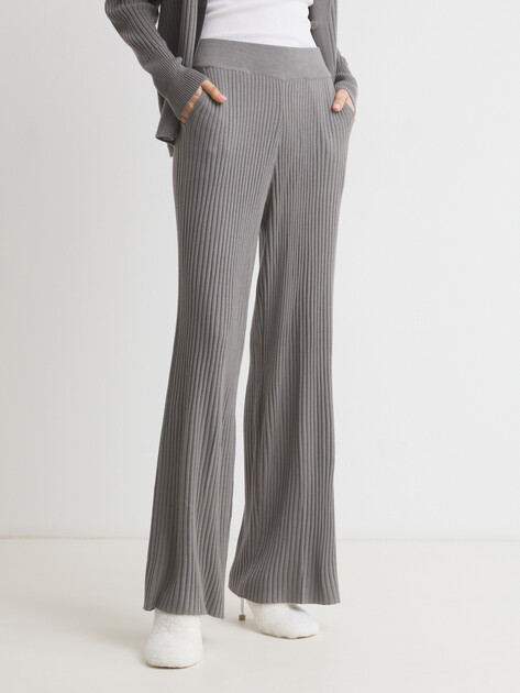 Женские прямые брюки MAISON DAVID, Артикул S2580, бежево-серый | 4536554. Ракурс 1