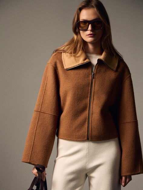 Женская куртка MAISON DAVID, Артикул GZ24610, коричневый | 4537537. Ракурс 1