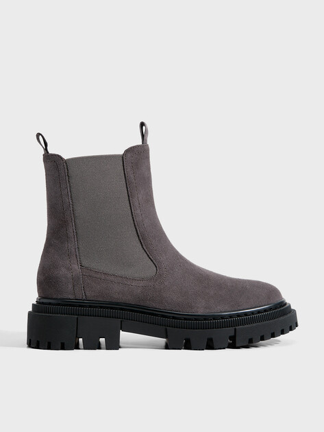 Женские челси TENDANCE, Артикул GLC8496-01, фиолетово-серый | 4539277. Ракурс 1