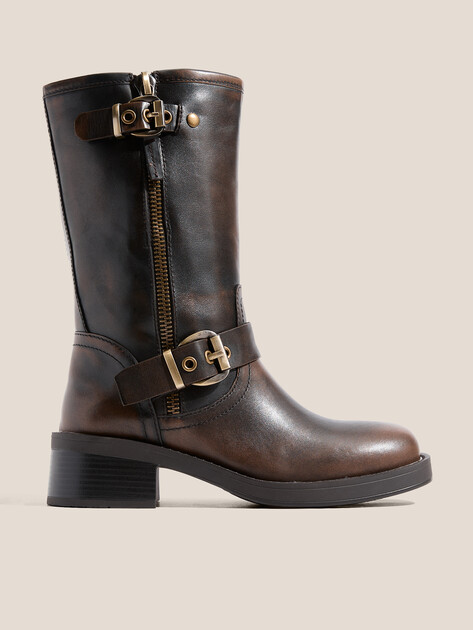 Женские полусапоги TENDANCE, Артикул GLC5043-01, темно-коричневый | 4541327. Ракурс 1