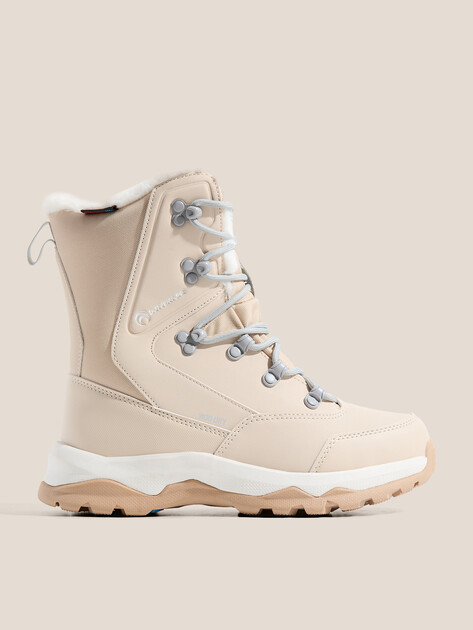 Женские ботинки OUTVENTURE Irbis W TEXTIILE, Артикул 136646, светло-бежевый | 4550870. Ракурс 1
