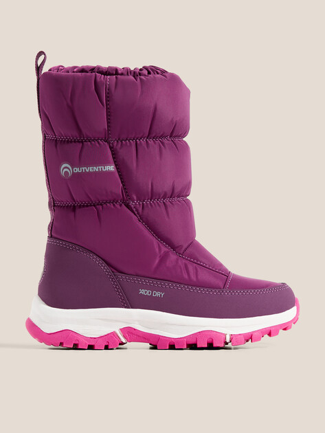 Детские дутики OUTVENTURE FROSTY G, Артикул 129305, светло-фиолетовый | 4551095. Ракурс 1