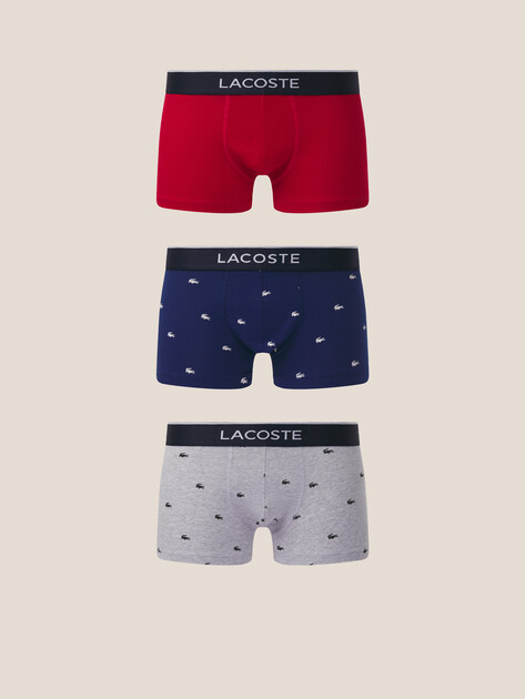 Мужские трусы 3 шт. LACOSTE, Артикул 5H1299, мультицвет | 4553598. Ракурс 1