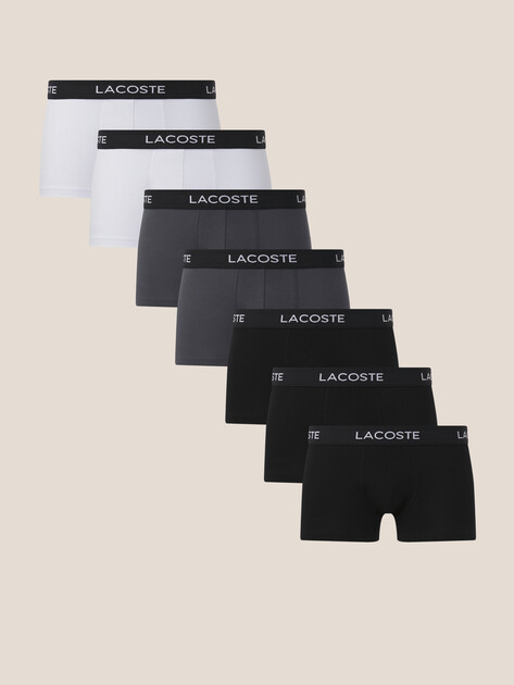 Мужские трусы 7 шт. LACOSTE, Артикул 5H2385, мультицвет | 4553675. Ракурс 1