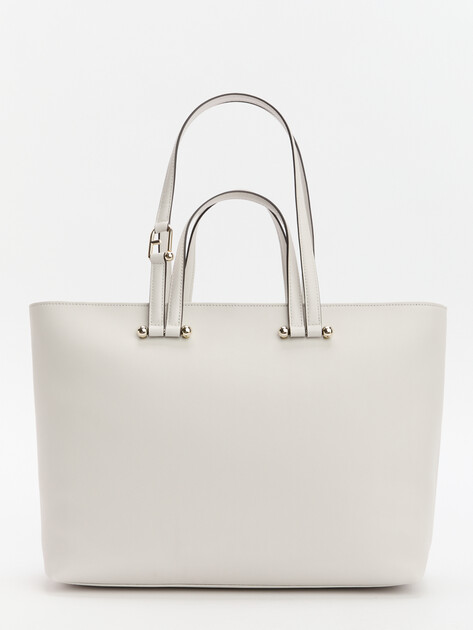 Женский тоут FURLA, Артикул FURLA DUETTO L TOTE, бледно-серый | 4553825. Ракурс 1