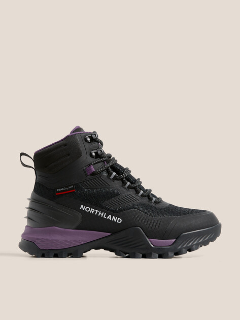 Женские кроссовки для хайкинга/треккинга NORTHLAND Brunn Mid W, Артикул 136992, черный | 4554323. Ракурс 1