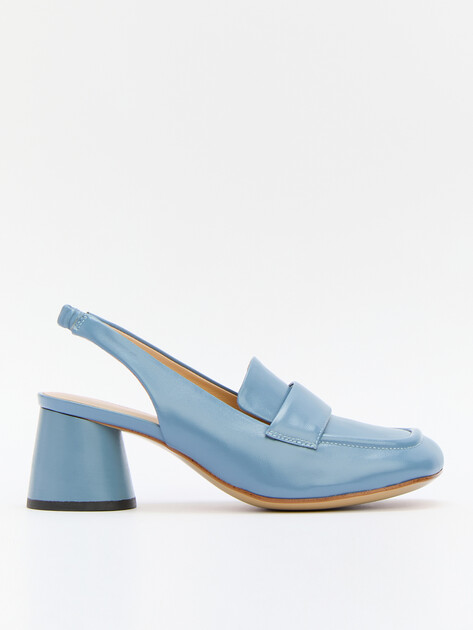 Женские туфли с открытой пяткой (слингбэк) TENDANCE, Артикул GLC3883-01, светло-синий | 4560612. Ракурс 1