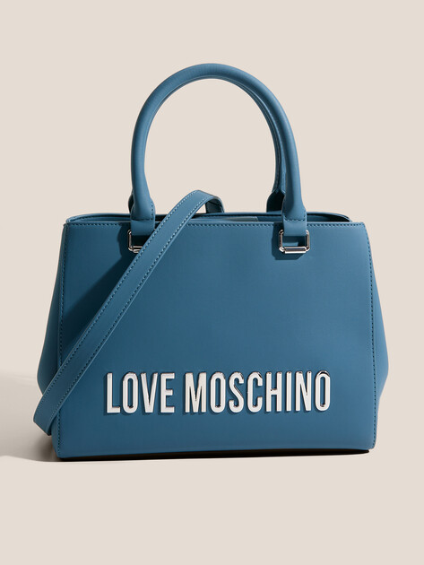 Женский тоут LOVE MOSCHINO BOLD LOVE, Артикул JC4022PP FW24, зелено-синий | 4560974. Ракурс 1
