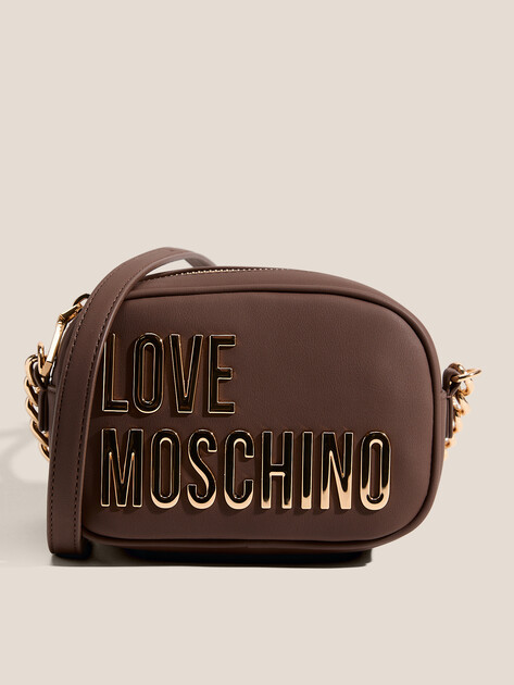 Кросс-боди LOVE MOSCHINO BOLD LOVE, Артикул JC4026PP FW24, темно-коричневый | 4560990. Ракурс 1