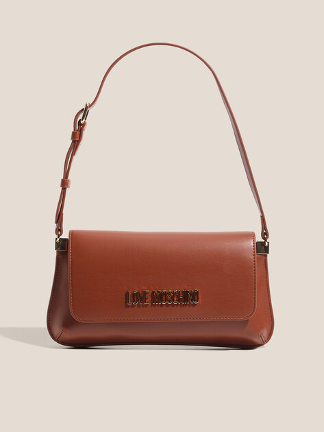 Женская сумка  LOVE MOSCHINO SMART DAILY BAG, Артикул JC4058PP SS25, красно-коричневый | 4561212. Ракурс 1