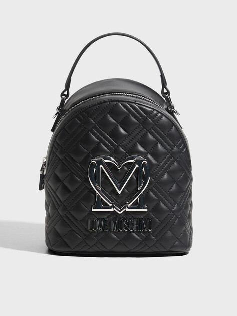 Женский рюкзак LOVE MOSCHINO ALLURE, Артикул JC4304PP SS25, черный | 4561289. Ракурс 1