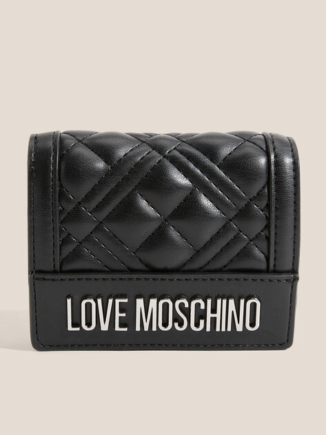 Женское портмоне LOVE MOSCHINO SLG QUILTED BAG, Артикул JC5601PP, черный | 4561364. Ракурс 1