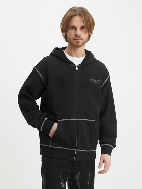 ユウ Худи/свитшоты/толстовки GUESS F-ZIP HOODIE SWEATSHIRT LOUNGE