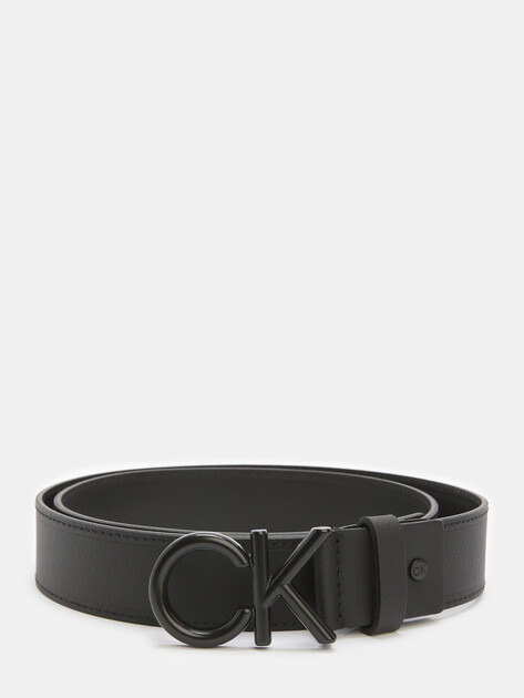 Мужской ремень CALVIN KLEIN ADJ CK METAL BOMBE BELT, Артикул K50K510623, черный | 4572205. Ракурс 1 Мужской ремень CALVIN KLEIN ADJ CK METAL BOMBE BELT, Артикул K50K510623, черный | 4572205. Ракурс 1