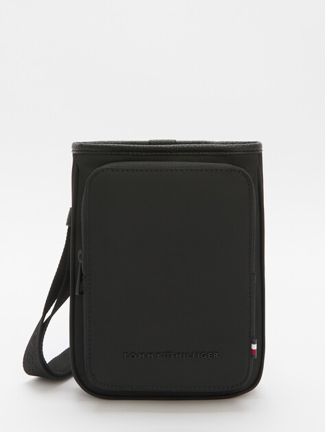 Мужская сумка  TOMMY HILFIGER TH REPREVE MINI CROSSBODY, Артикул AM0AM12683, черный | 4573225. Ракурс 1