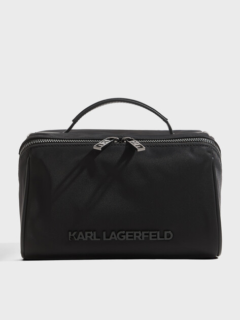 Мужская косметичка KARL LAGERFELD k/essential nylon vanity case, Артикул A2M32013, черный | 4574325. Ракурс 1
