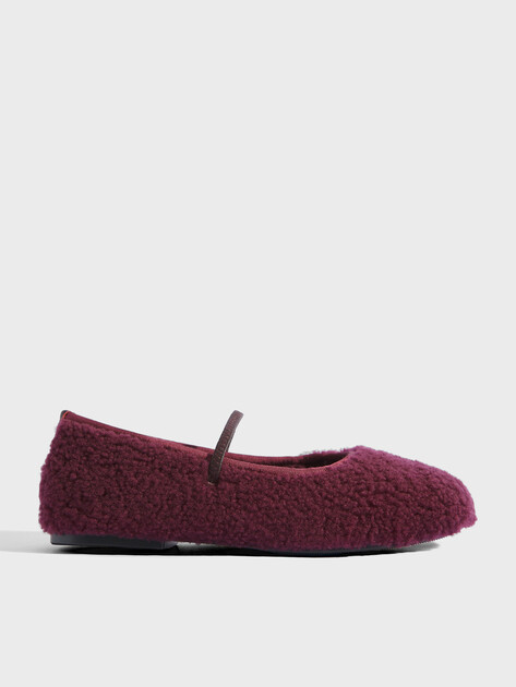 Женские балетки мэри-джейн TENDANCE, Артикул YS-38158A-8, бордовый | 4574576. Ракурс 1