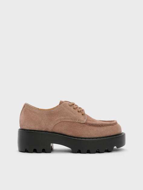 Женские дерби TENDANCE, Артикул YS-48232A-6, коричневый | 4576301. Ракурс 1