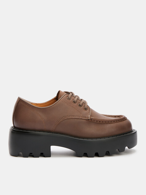 Женские дерби TENDANCE, Артикул YS-48232A-6, коричневый | 4576349. Ракурс 1