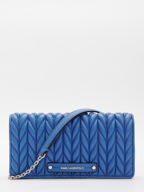 Клатч KARL LAGERFELD k/pillow crossbody wallet, Артикул A2W32027, светло-синий | 4581594. Ракурс 1 Клатч KARL LAGERFELD k/pillow crossbody wallet, Артикул A2W32027, светло-синий | 4581594. Ракурс 1