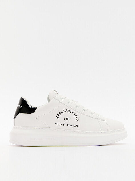Мужские кеды KARL LAGERFELD KAPRI MENS Maison Karl Lace, Артикул KL52538K, белый | 4586279. Ракурс 1