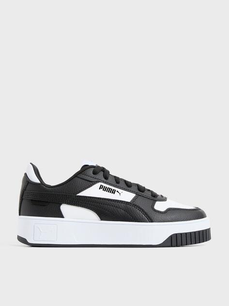 Женские кеды PUMA Carina Street, Артикул 389390, черный | 4587127. Ракурс 1