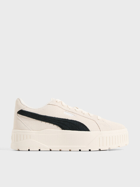Женские кеды PUMA Karmen II, Артикул 397457, светло-бежевый | 4587855. Ракурс 1