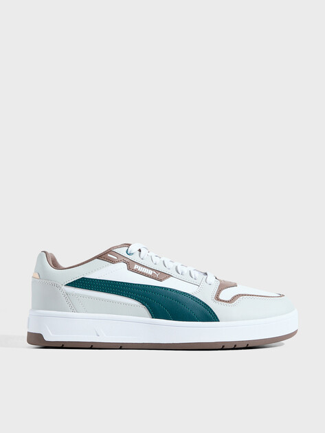 Кеды PUMA Court Classic Street, Артикул 400196, бледно-серый | 4588222. Ракурс 1