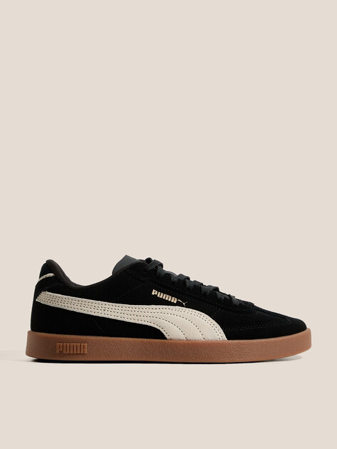 Кеды PUMA Puma Club II Era Suede, Артикул 400717, черный | 4588465. Ракурс 1
