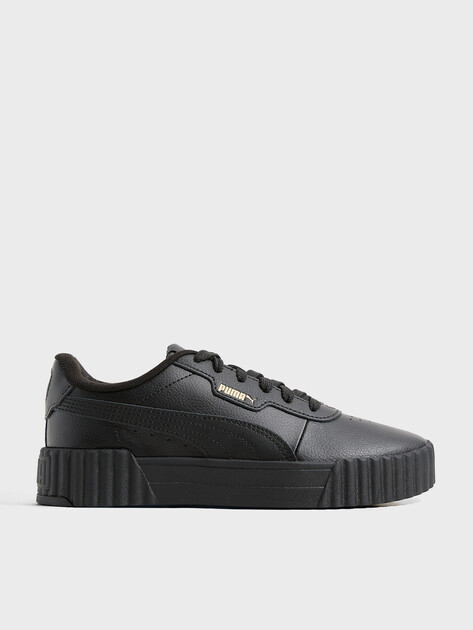 Детские кеды PUMA Carina 3.0 Jr, Артикул 401476, черный | 4588625. Ракурс 1