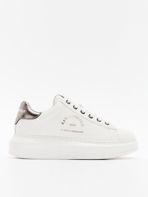 Женские кеды KARL LAGERFELD KAPRI Maison Karl Lace, Артикул KL62538K, белый | 4591433. Ракурс 1